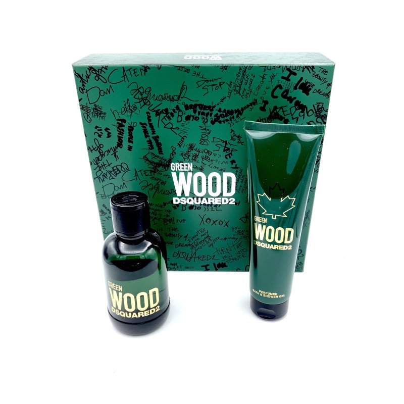DSQUARED GREEN WOOD GIftset