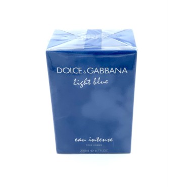 DOLCE & GABBANA LIGHT BLUE EAU INTENSE POUR HOMME 200 ML