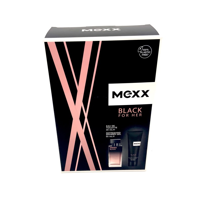 MEXX - BLACK FOR HER - CADEAUSET 30 ML