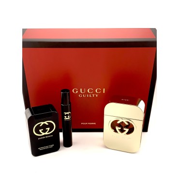 GUCCI - GUILTY POUR FEMME GIFTSET 75 ML